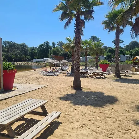 Mobil home camping Les ViVIERS Cap Ferret Claouey Extérieur photo