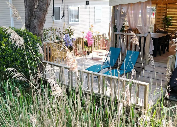Mobil Home Camping Les Viviers Cap Ferret